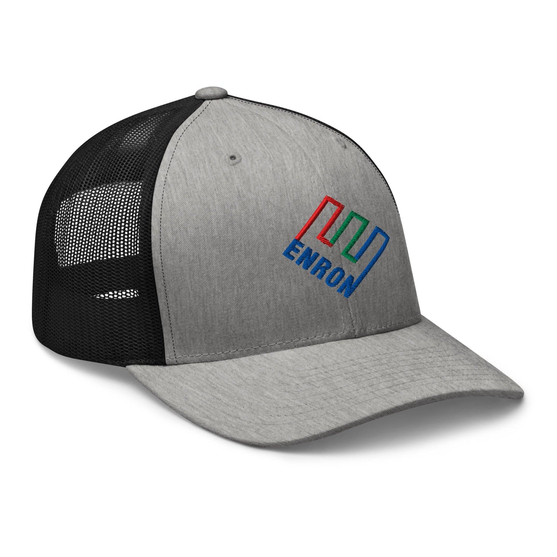 Enron Embroidered Mesh Trucker Hat