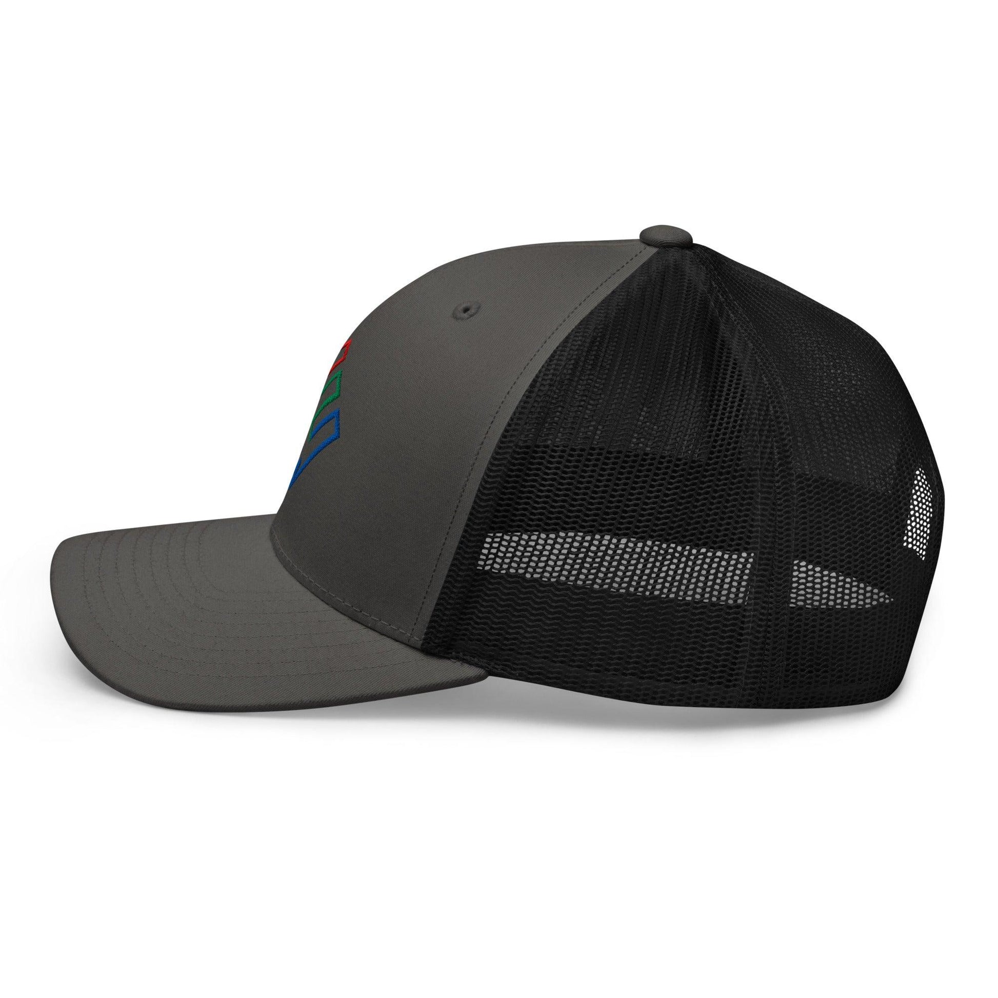 Enron Embroidered Mesh Trucker Hat