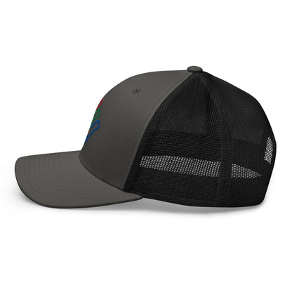 Enron Embroidered Mesh Trucker Hat