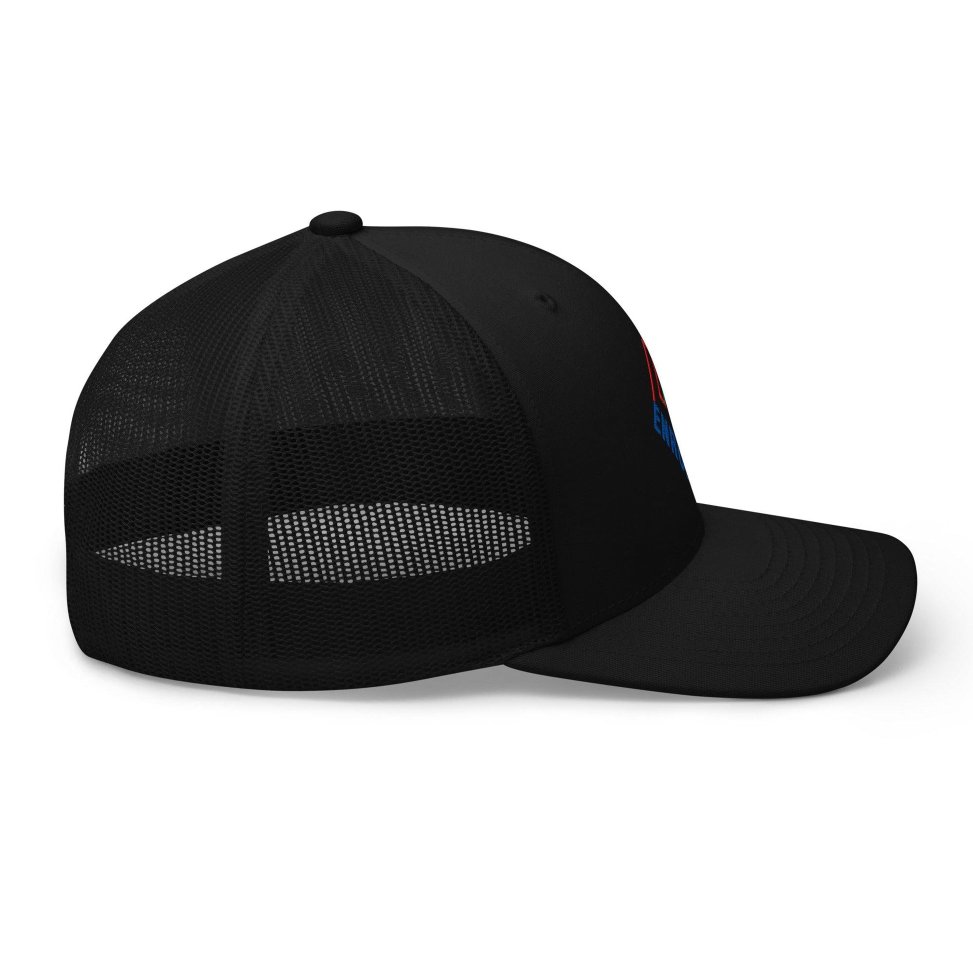 Enron Embroidered Mesh Trucker Hat