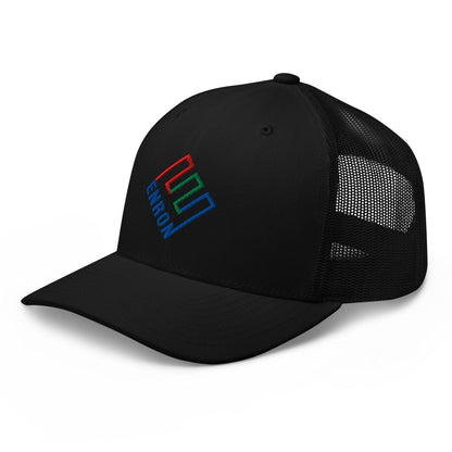 Enron Embroidered Mesh Trucker Hat
