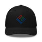 Enron Embroidered Mesh Trucker Hat - Black