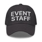 Event Staff Uniform Work Embroidered Dad Hat - Dark Grey