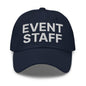 Event Staff Uniform Work Embroidered Dad Hat - Navy