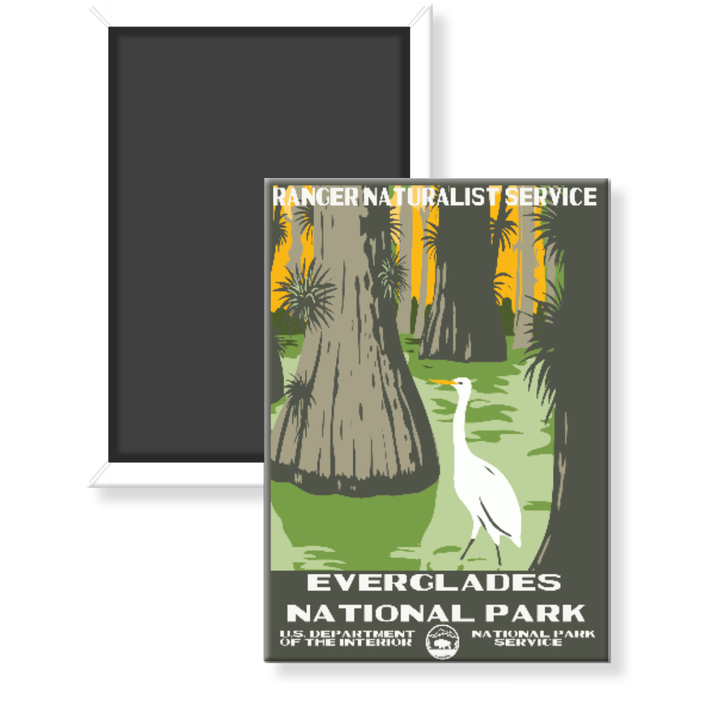 Everglades National Park WPA Magnet - magnet