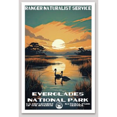 Everglades National Park WPA Sticker Large - sticker