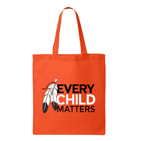 ’Every Child Matters’ Cotton Tote Bag – Feather Design - Single Units - Tote