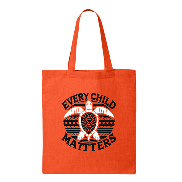 ’Every Child Matters’ Cotton Tote Bag – Turtle Design - Single Units - Tote