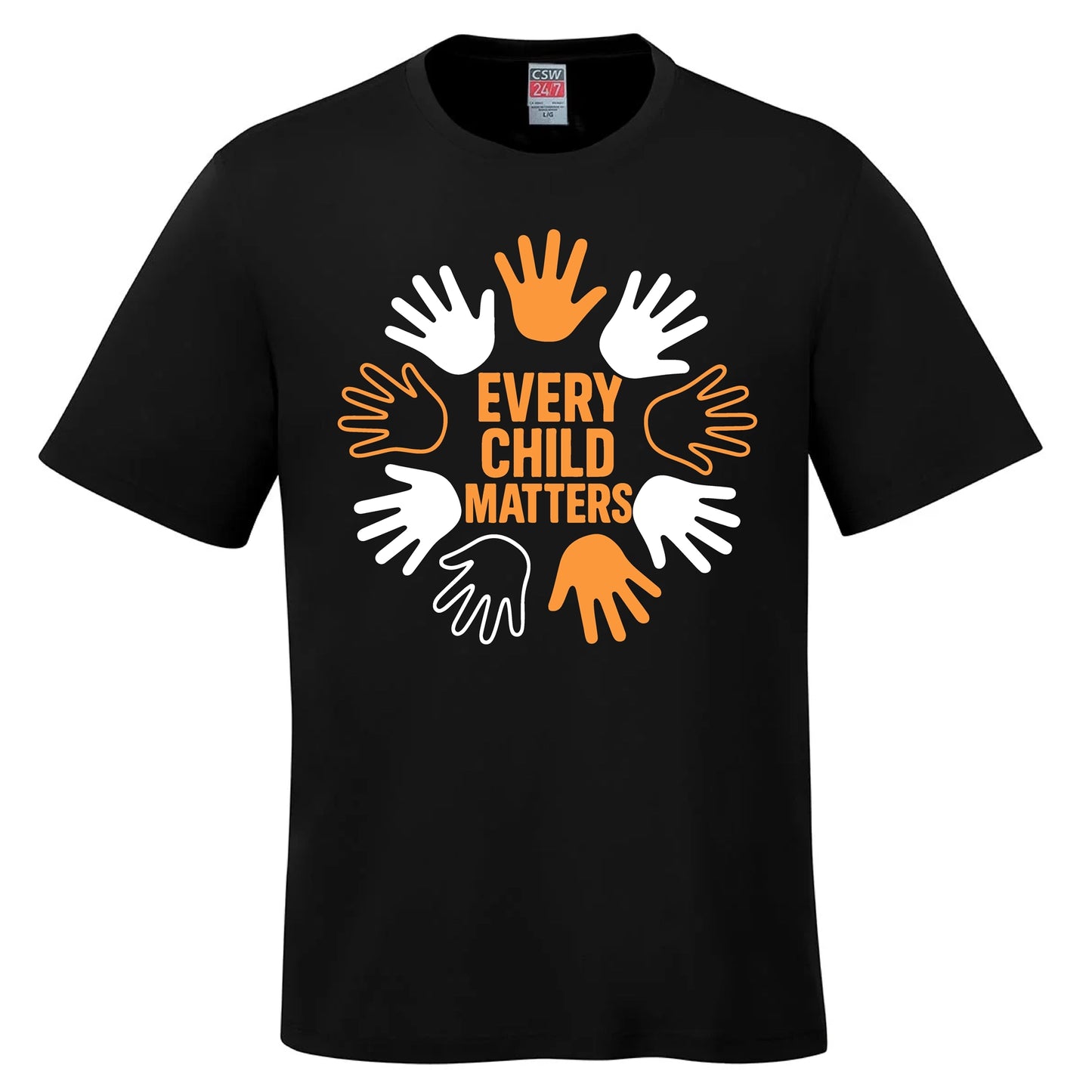 Every Child Matters T-Shirt – Orange & Black
