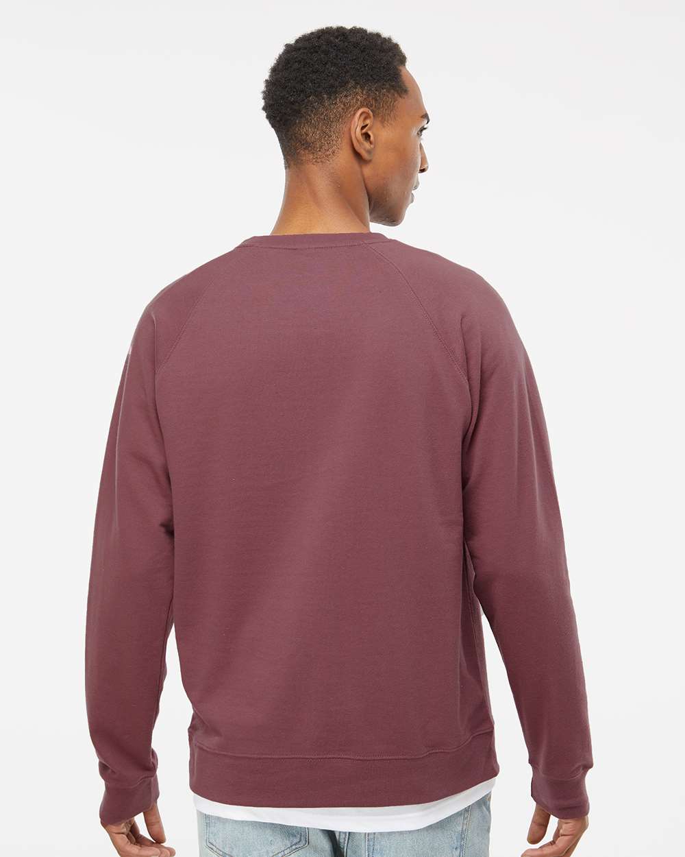 Independent Trading Co. Icon Lightweight Loopback Terry Crewneck Sweatshirt SS1000C