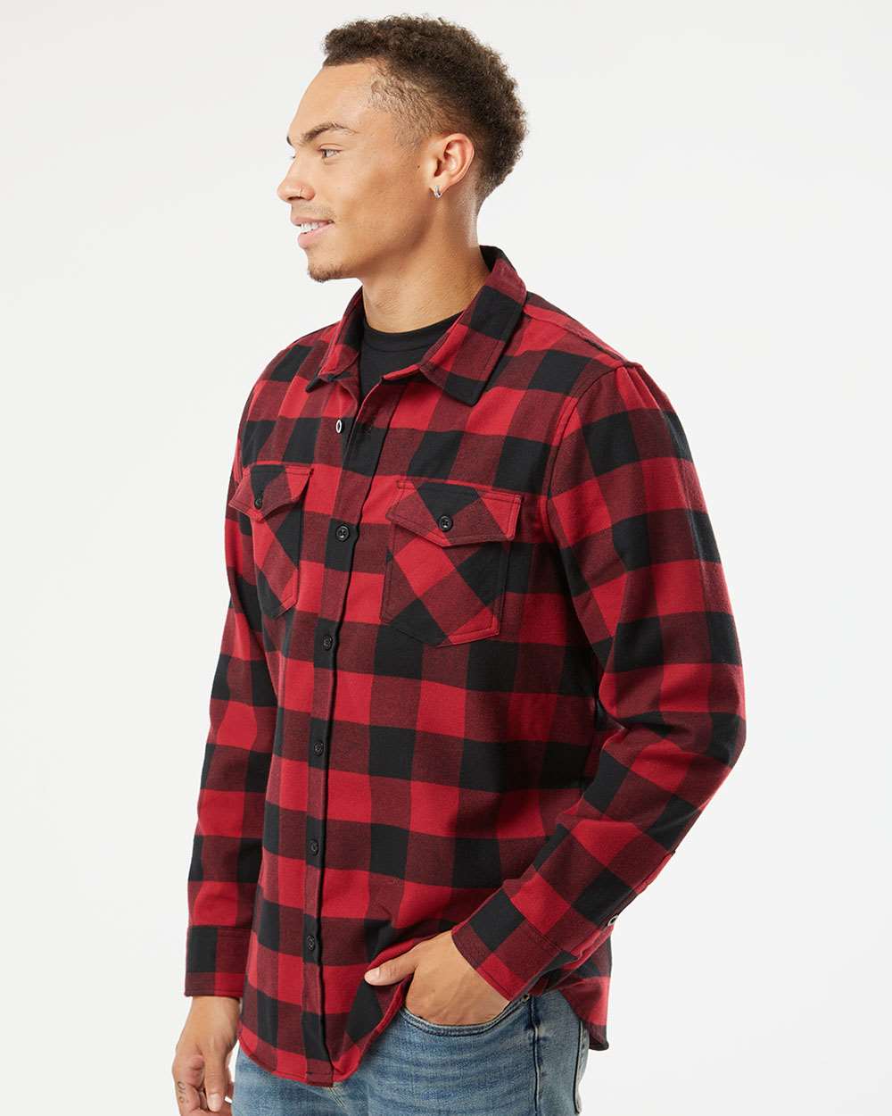 Independent Trading Co. Flannel Shirt EXP50F