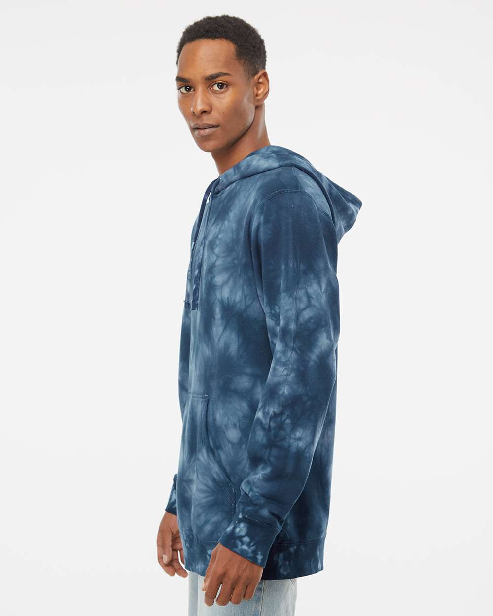 Independent Trading Co. Midweight Tie-Dyed Hooded Sweatshirt PRM4500TD