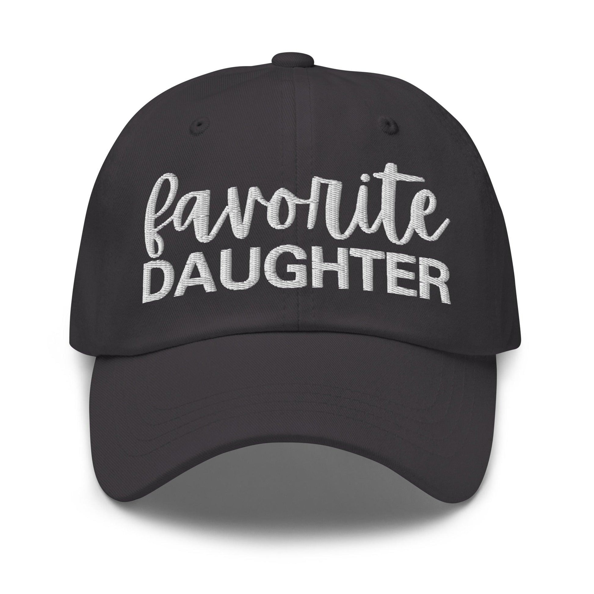 Favorite Daughter Embroidered Dad Hat - Dark Grey
