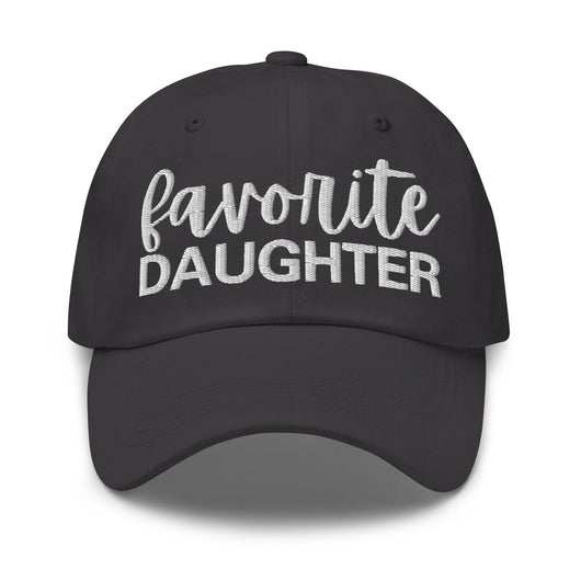 Favorite Daughter Embroidered Dad Hat - Dark Grey