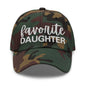 Favorite Daughter Embroidered Dad Hat - Green Camo