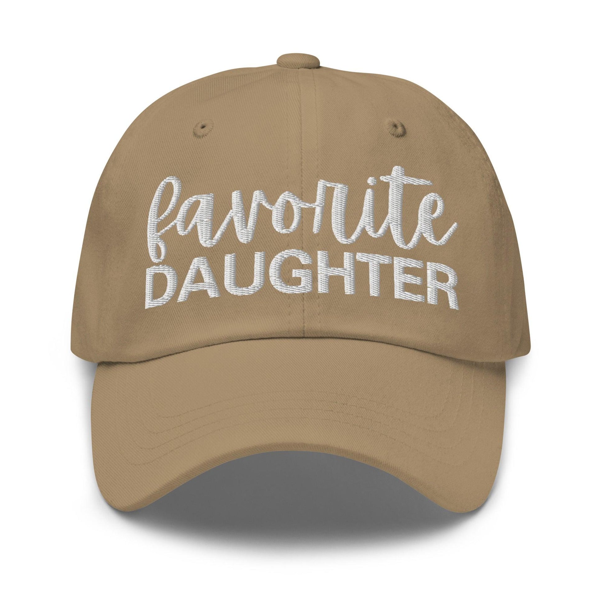 Favorite Daughter Embroidered Dad Hat - Khaki