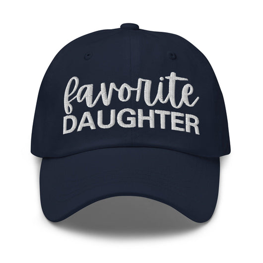 Favorite Daughter Embroidered Dad Hat - Navy