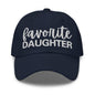 Favorite Daughter Embroidered Dad Hat - Navy