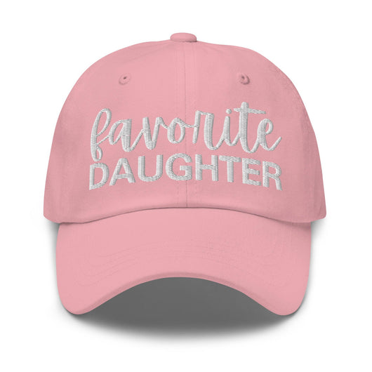 Favorite Daughter Embroidered Dad Hat - Pink