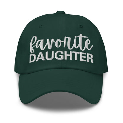 Favorite Daughter Embroidered Dad Hat - Spruce