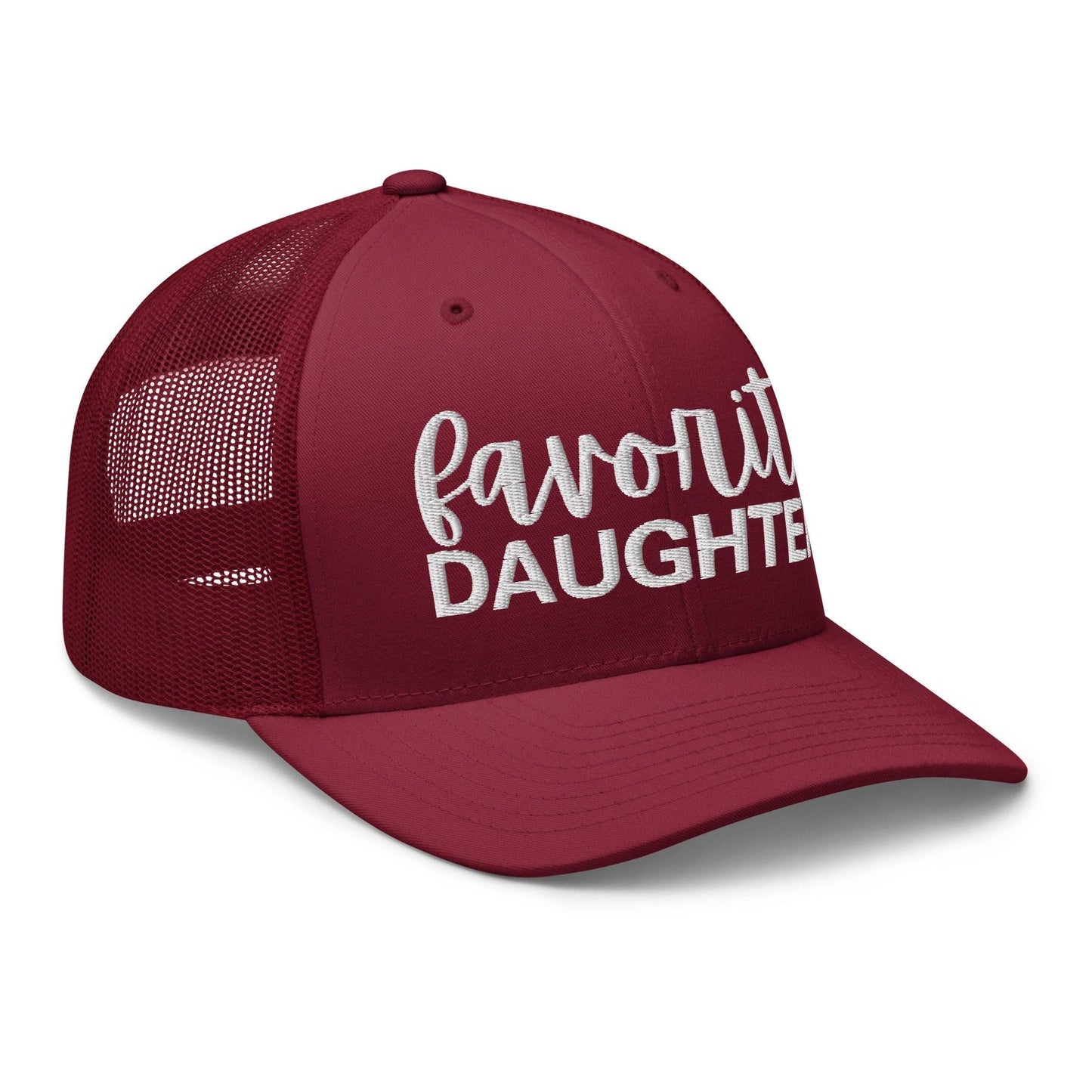 Favorite Daughter Embroidered Mesh Trucker Hat