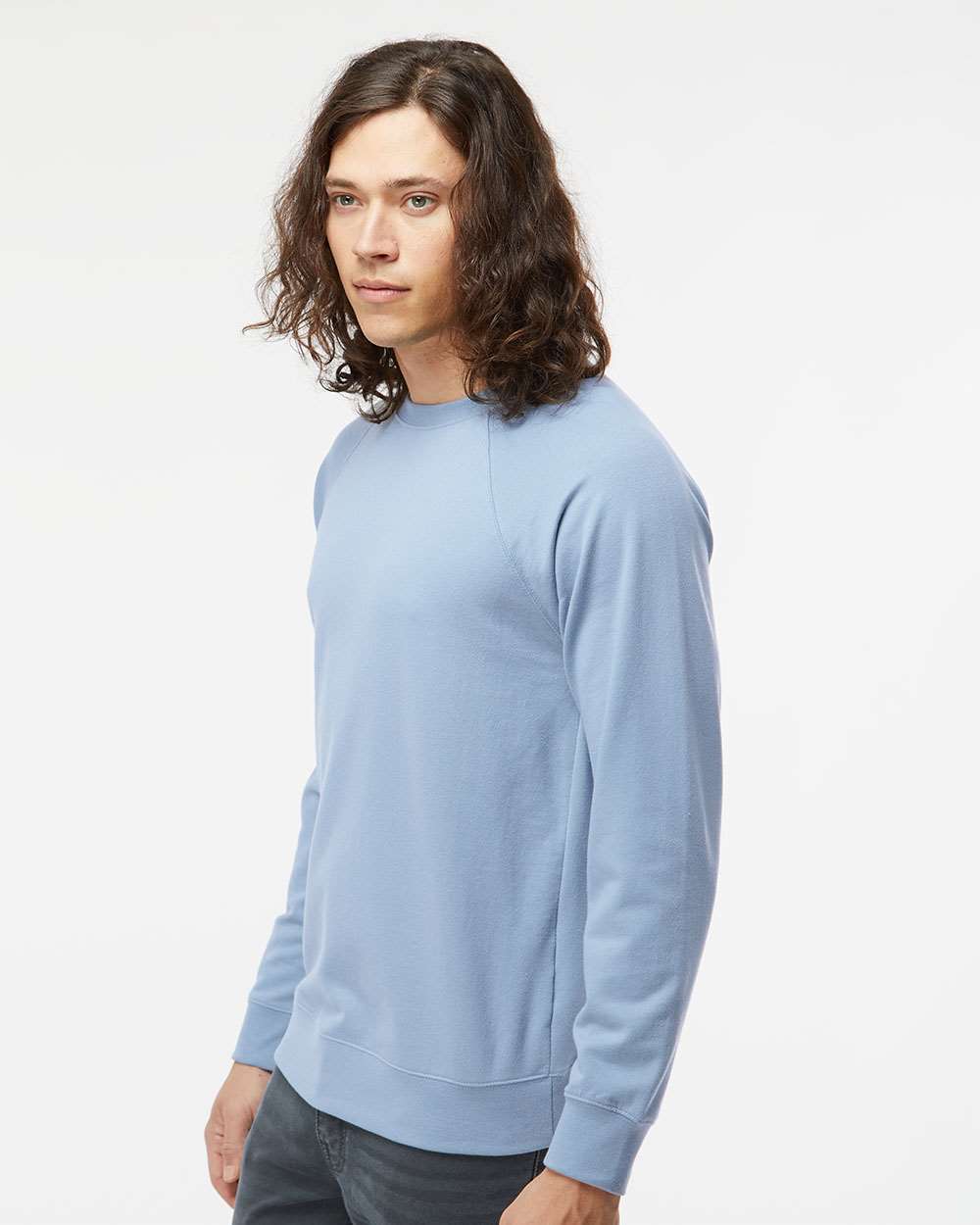 Independent Trading Co. Icon Lightweight Loopback Terry Crewneck Sweatshirt SS1000C