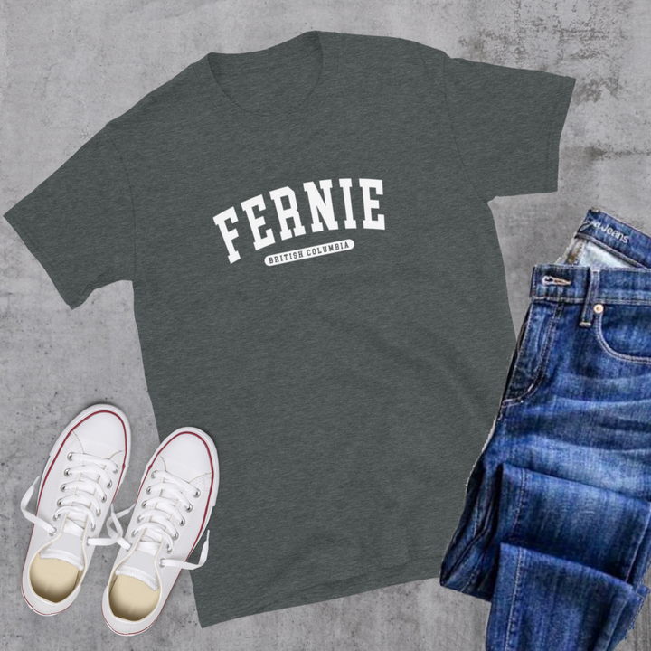 Fernie College Tee - Dark Heather / S