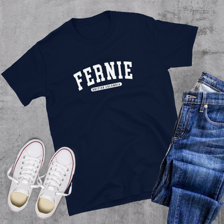 Fernie College Tee - Navy / S