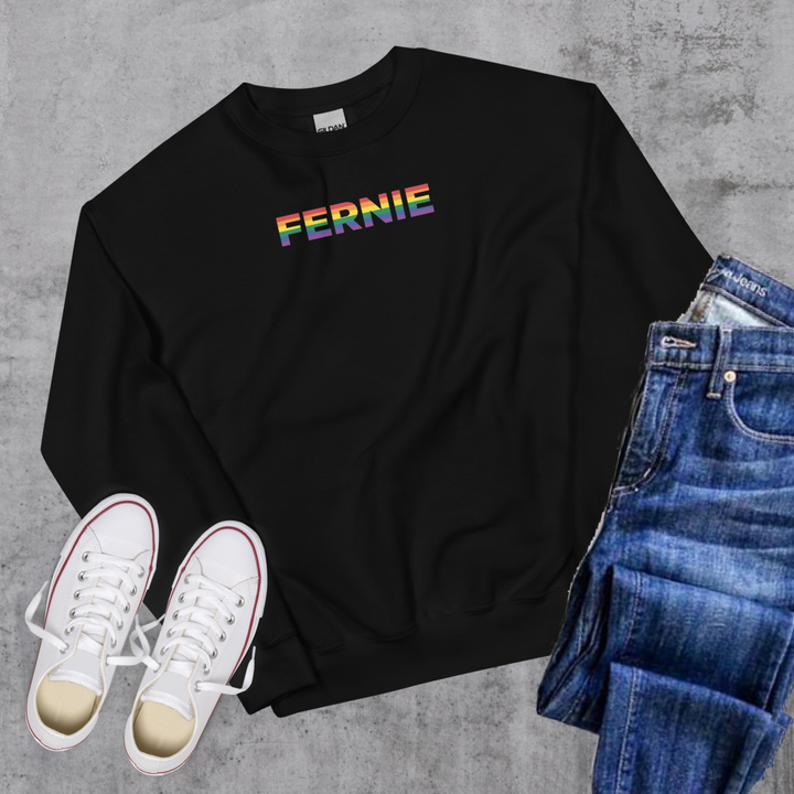 Fernie Pride Crewneck - Black / S