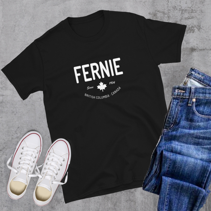 Fernie Since 1904 Tee - Black / S