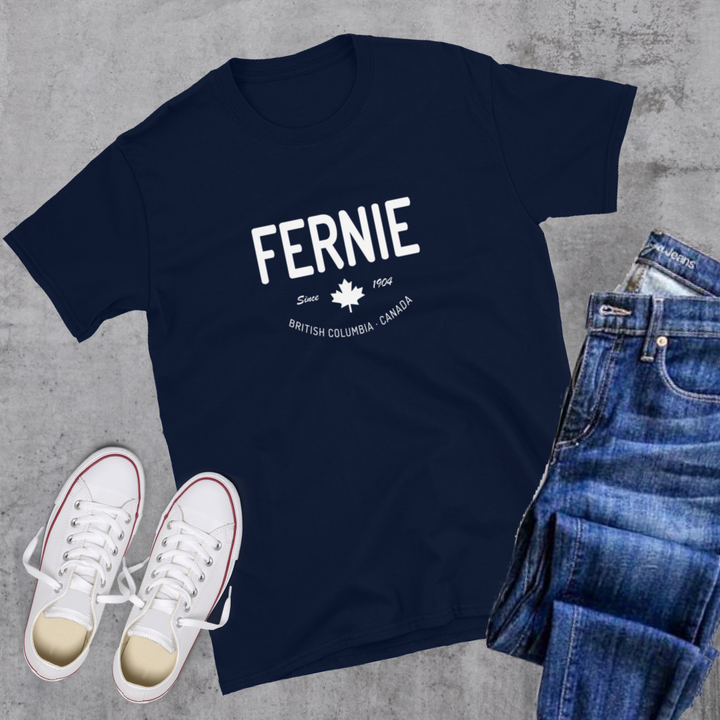 Fernie Since 1904 Tee - Navy / S