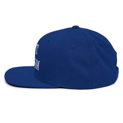 Fight Fascism Embroidered Flat Brim Bill Snapback Hat