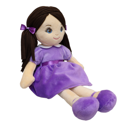 Fiona Doll 16’’ - purple - Embroider Buddy®
