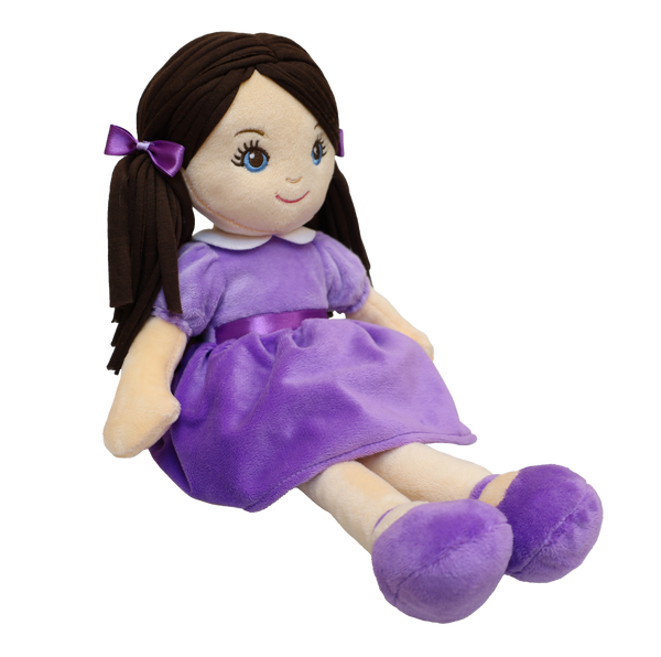 Fiona Doll 16’’ - purple - Embroider Buddy®