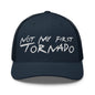 Not My First Tornado Retro Trucker Hat - Navy - Headwear