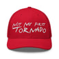 Not My First Tornado Retro Trucker Hat - Red - Headwear