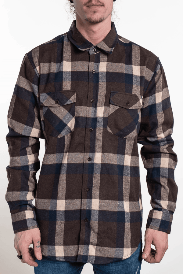 Flannels: design custom apparel with toronto screen printing today! Fa24 - Brown / XS - FLANNELS