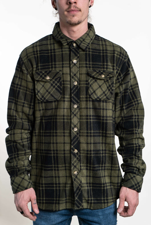 Flannels: custom apparel screen printing toronto heats up now! Fa24 - Olive / XS - FLANNELS