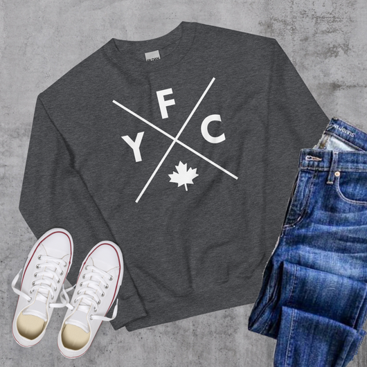 Fredericton YFC X Crewneck - Dark Heather / S