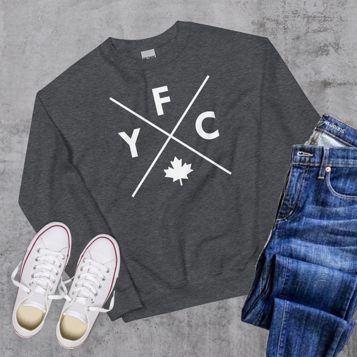 Fredericton YFC X Crewneck - Dark Heather / S