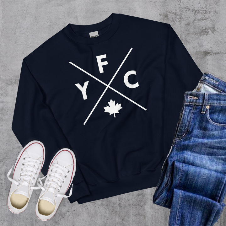 Fredericton YFC X Crewneck - Navy / S