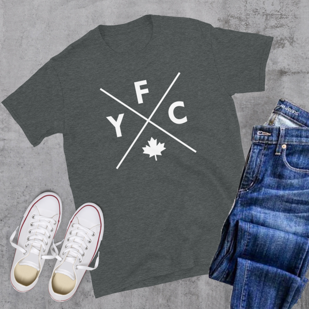 Fredericton YFC X Tee - Dark Heather / S