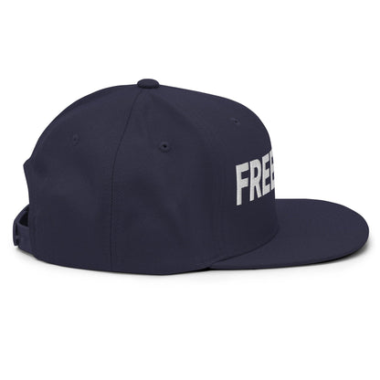 Free Luigi Mangione Embroidered Flat Bill Brim Snapback Hat - Headwear