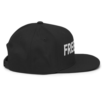 Free Luigi Mangione Embroidered Flat Bill Brim Snapback Hat - Headwear