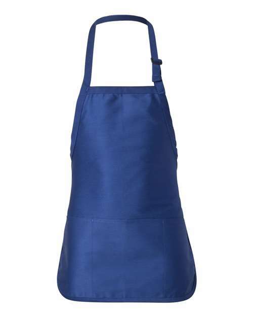 -Full-Length Apron with Pouch Pocket-torontoscreenprinting.ca