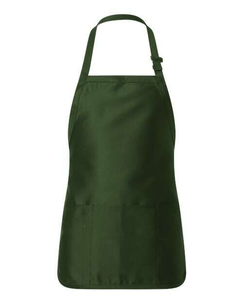 -Full-Length Apron with Pouch Pocket-torontoscreenprinting.ca