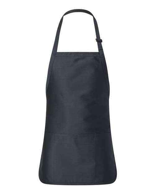 -Full-Length Apron with Pouch Pocket-torontoscreenprinting.ca