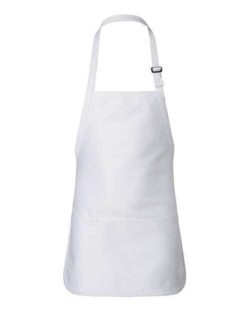 -Full-Length Apron with Pouch Pocket-torontoscreenprinting.ca