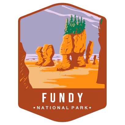 Fundy National Park Sticker Large - sticker