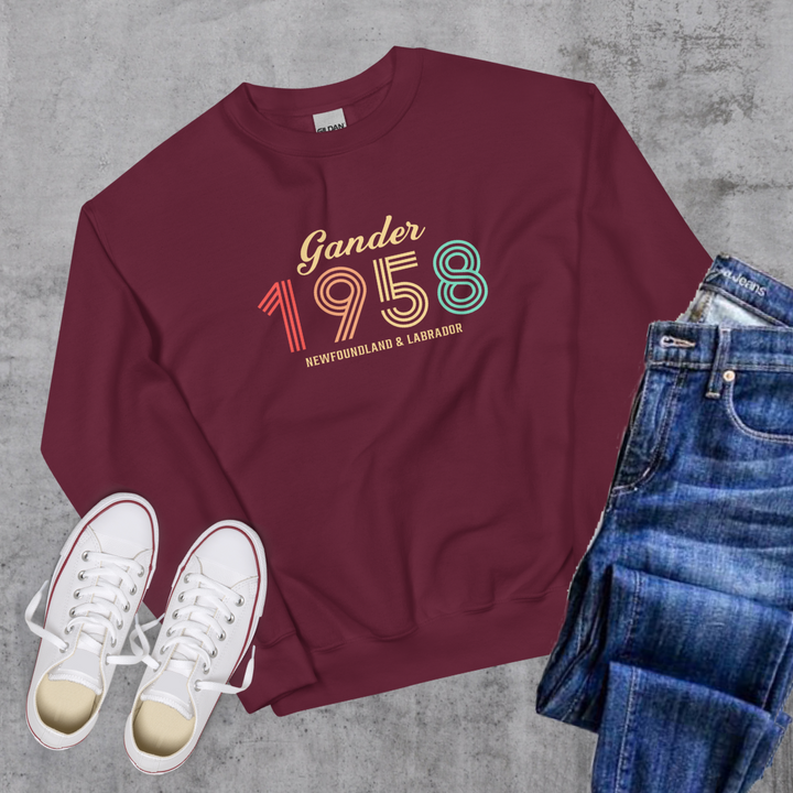 Gander Vintage Crewneck - Maroon / S